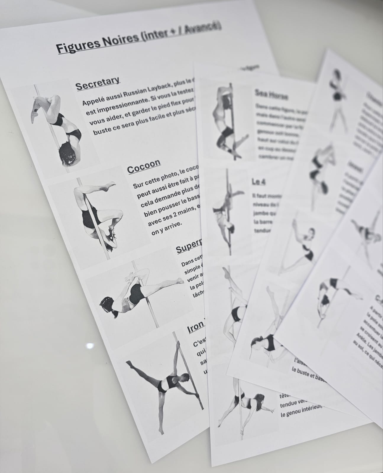 Jeu de cartes de Pole Dance "Pole Sisters"