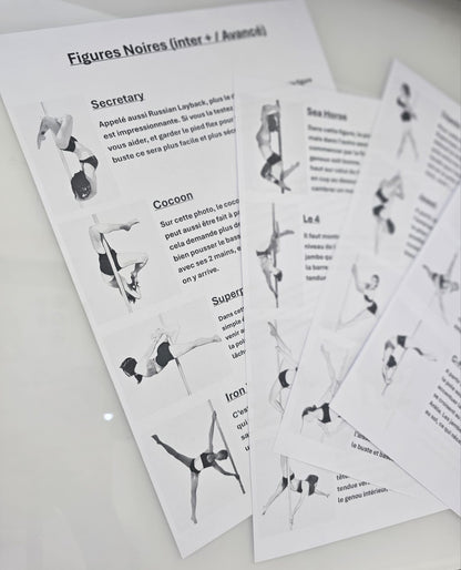 Jeu de cartes de Pole Dance "Pole Sisters"